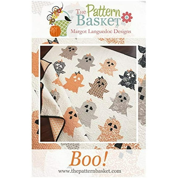 The Pattern Basket Boo! Quilt Pattern Designed by Marot Languedoc