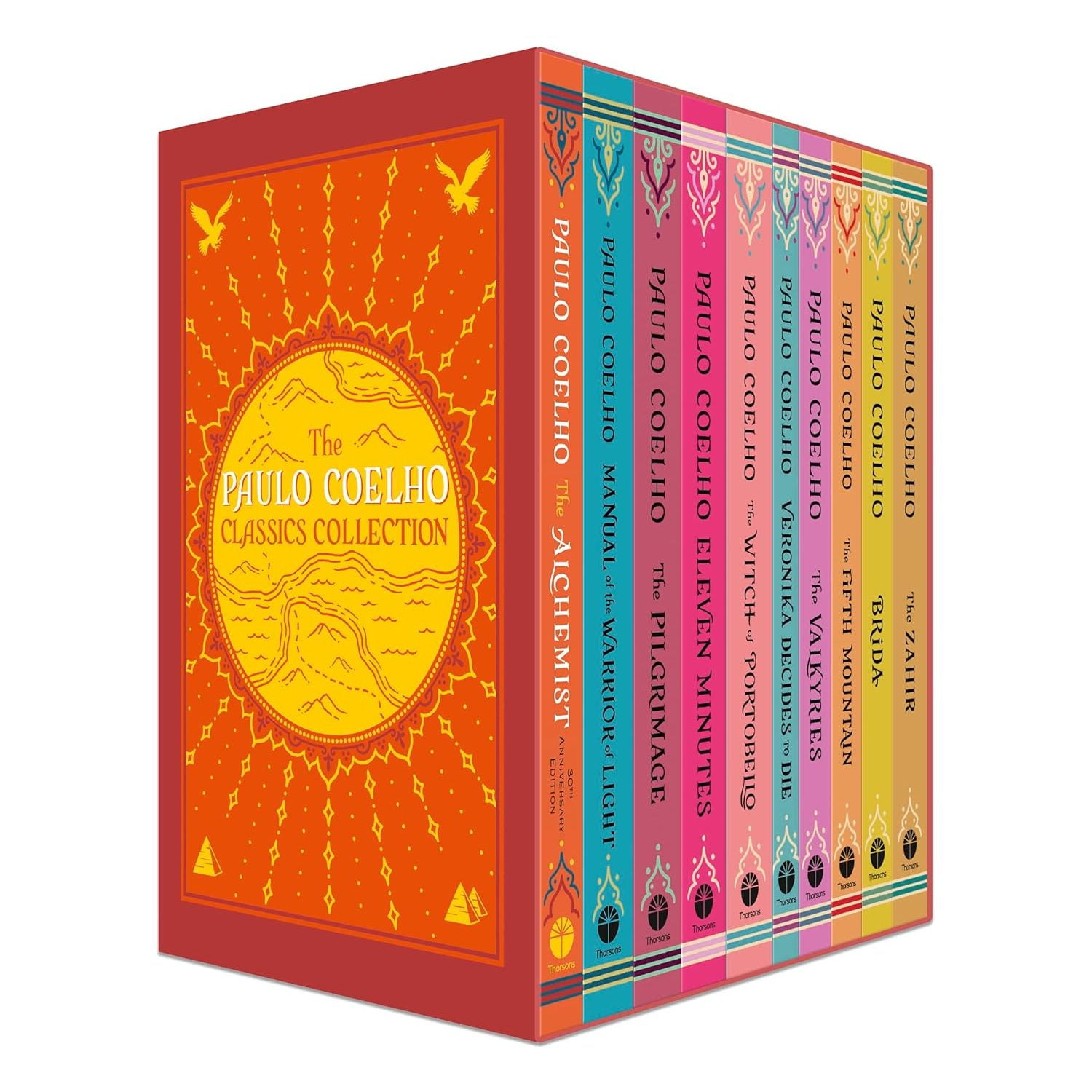 HARPERCOLLINS PUBLISHERS The Paulo Coelho Classics Collection 10 Books Box Set (Alchemist, The Warrior of Light, Pilgrimage, Eleven Minutes, Witch Of Portobello, Veronika Decides To Die, Valkyries, Fifth Mountain, Brida &