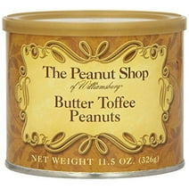 The Peanut Shop of Williamsburg Butter Toffee Peanuts, 11.5 Ounce