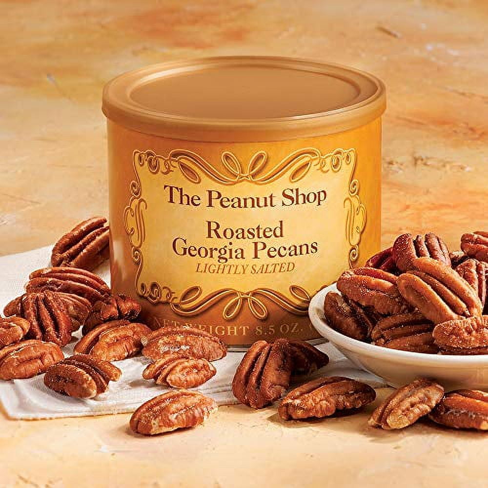 The Peanut Shop of Williamsburg Roasted Pecans, Lightly Salted