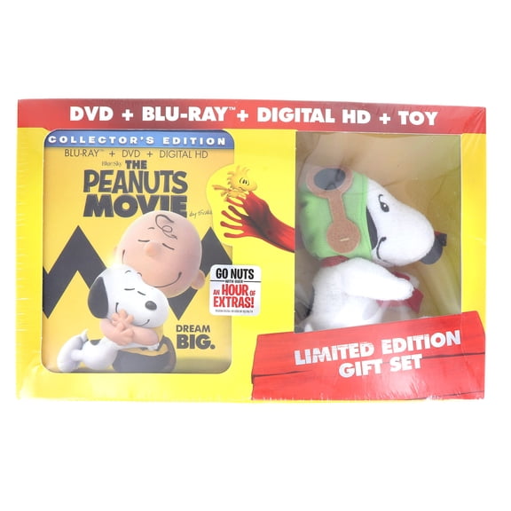 The Peanuts Movie (Limited Edition Gift Set) (Blu-ray + DVD + Digital HD) (Includes Plush Toy) (Widescreen)