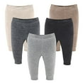 thumbnail image 1 of The Peanutshell Baby Boy and Baby Girl Pants, Unisex Pull On Pants for Newborns, Earthy Neutrals, 5-Pack, 1 of 6