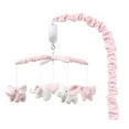 thumbnail image 1 of The Peanutshell Baby Crib Mobile for Girls, Pink Elephant, Musical, 1 of 8