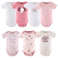 thumbnail image 1 of The Peanutshell Baby Girl Bodysuits, 7-Pack, Rainbow Safari, 1 of 8