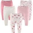 thumbnail image 1 of The Peanutshell Baby Girl Pants, 5-Pack, Rainbow Safari, 1 of 6