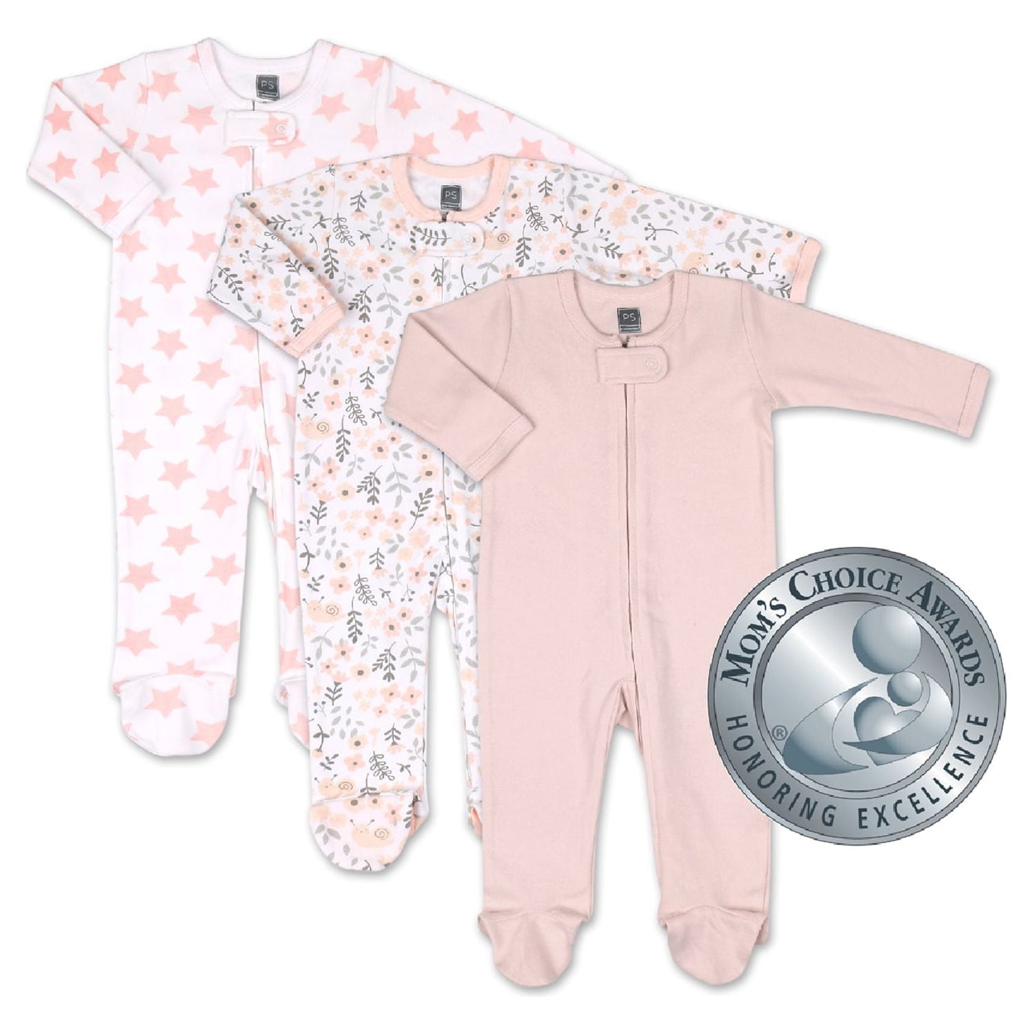eileial Sleep and Play Footed Baby Pajamas for Girls Toddler Neutral