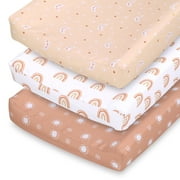 The Peanutshell Boho 3-Pack Changing Pad Cover