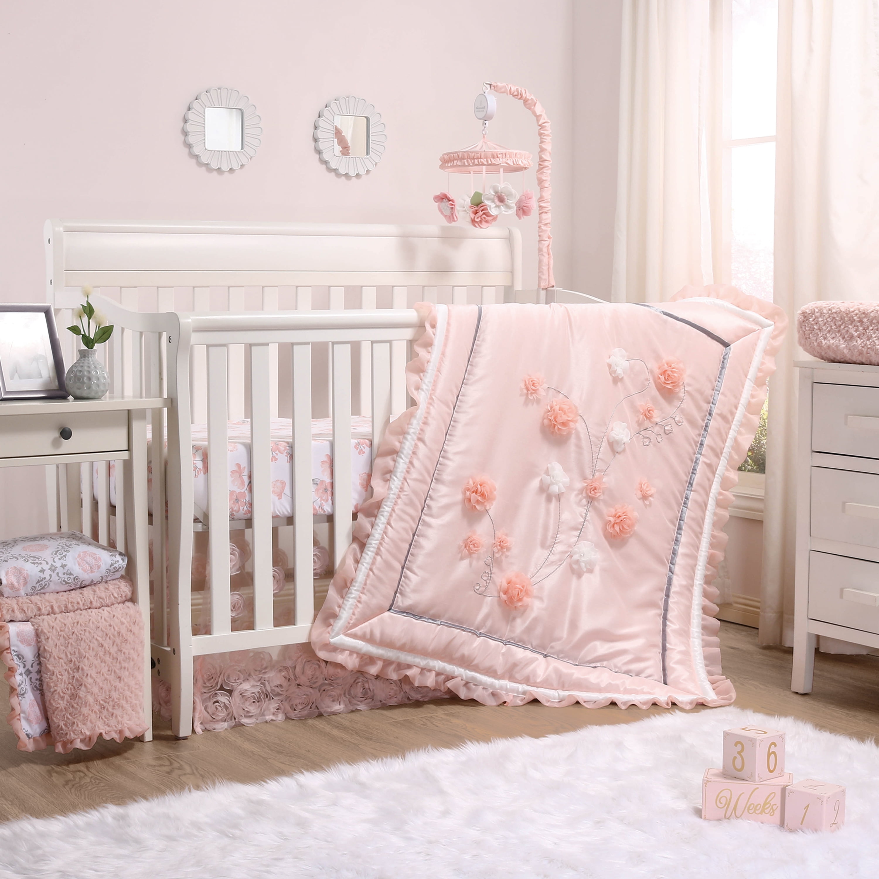 Baby girl 2025 crib quilt