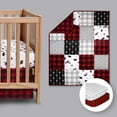 thumbnail image 1 of The Peanutshell Buffalo Plaid 5 Piece Baby Nursery Crib Bedding Set, Quilt, Crib Sheets, and Crib Skirt, 1 of 6