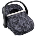 thumbnail image 1 of The Peanutshell Car Seat Cover, Winter Carseat Canopy, Car Seat Cover for Baby Boys, Black Camo, 1 of 7