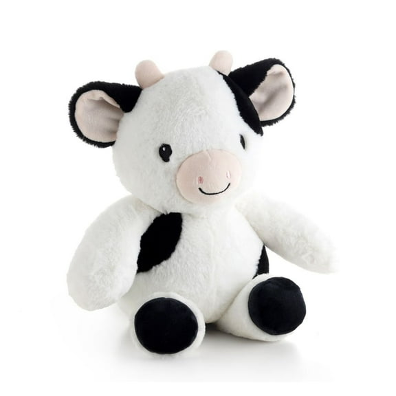 The Peanutshell Clover the Cow Plush Toy, Cute Stuffed Animal Plushie for Babies