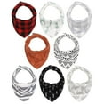 thumbnail image 1 of The Peanutshell Cotton Bandana Drool Baby Bibs, 8 Pack, 1 of 7