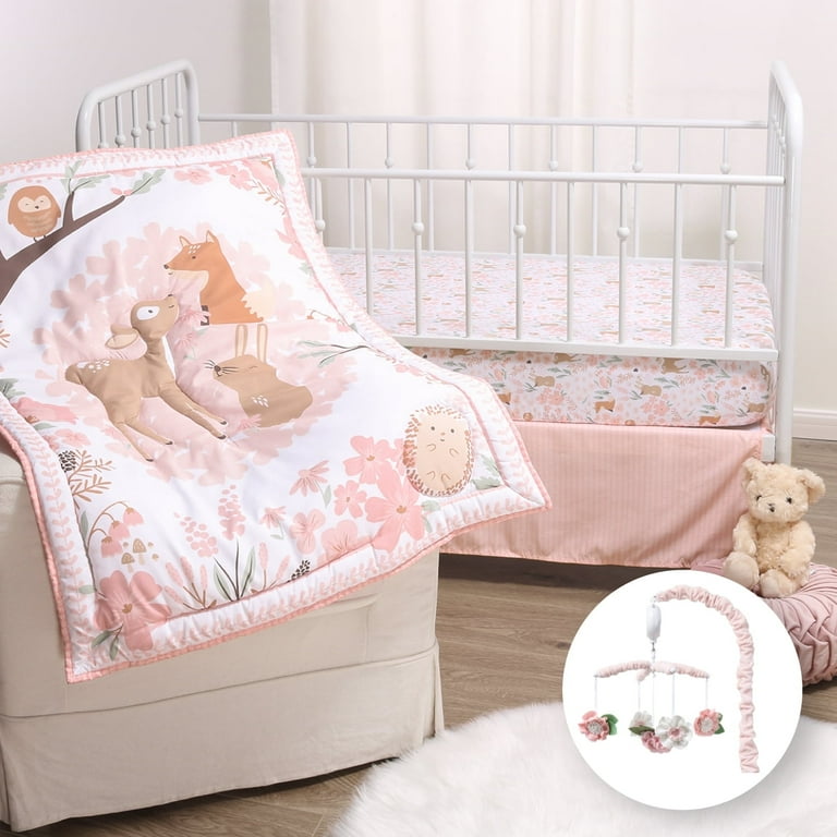 Peanutshell 4-Piece Fairytale Forest Infant Nursery Crib Bedding