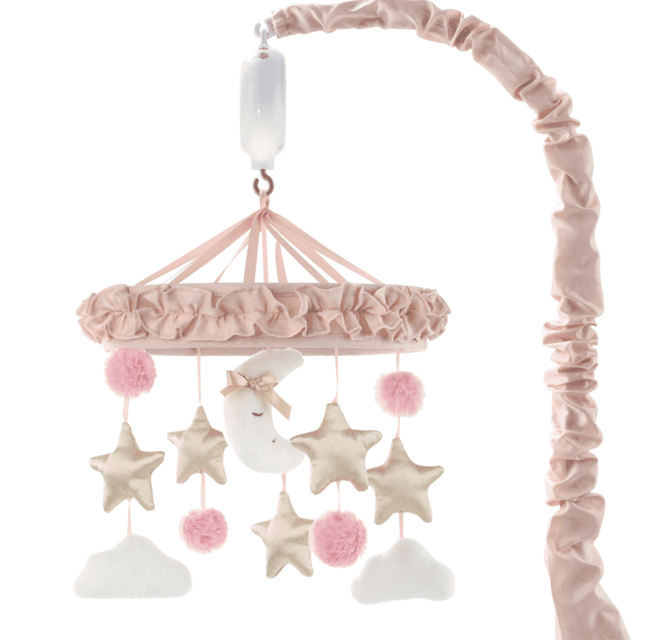 The Peanutshell Grace Celestial Musical Crib Mobile