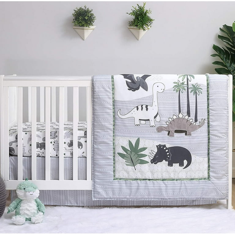 Dinosaur cot bumper cheap