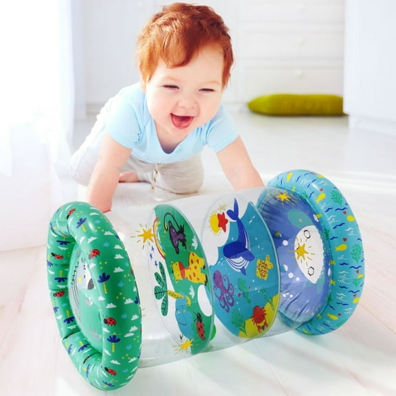 The Peanutshell Land & Sea Tummy Time Roller, Sensory Toy for Babies 6-12 months