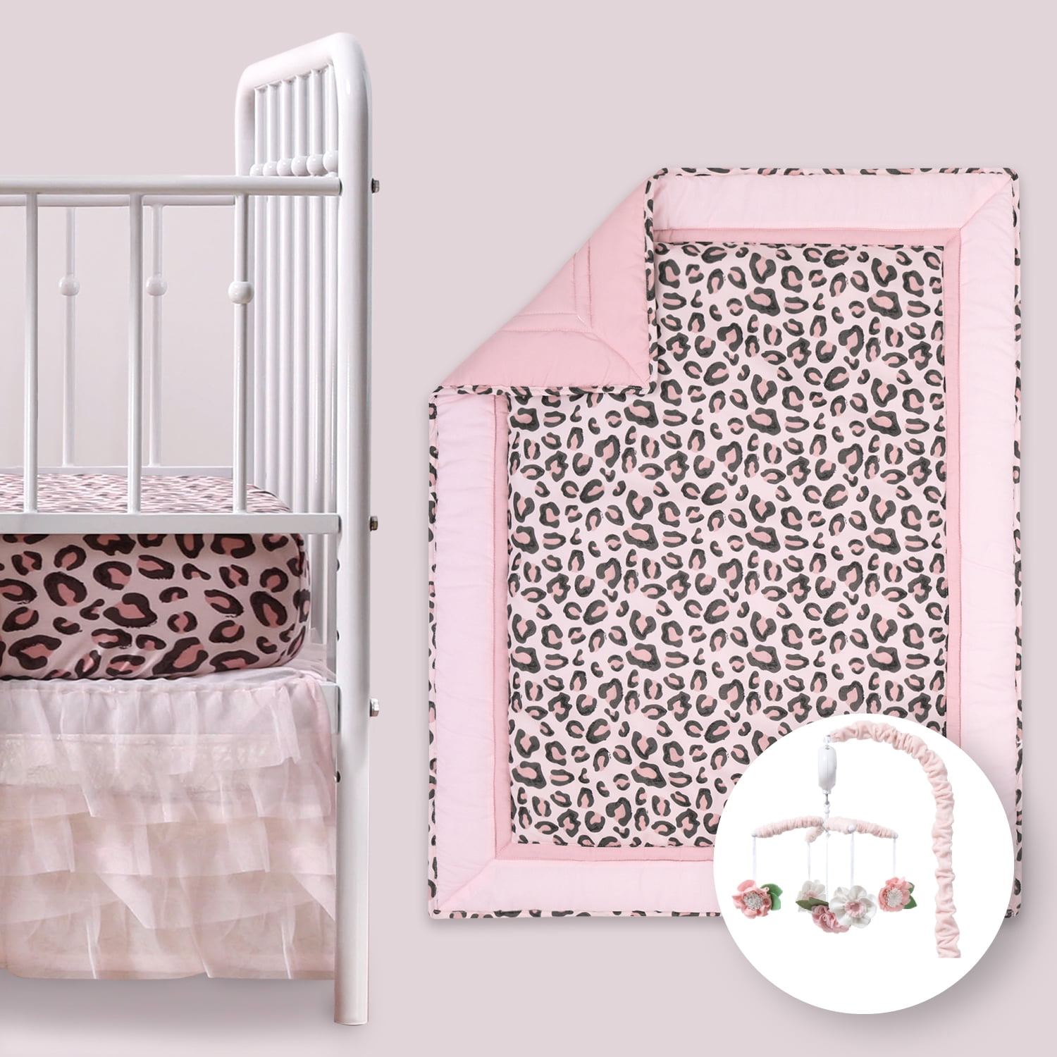 Baby Girl Crib Sheets Leopard Baby Bedding Leopard Print Crib