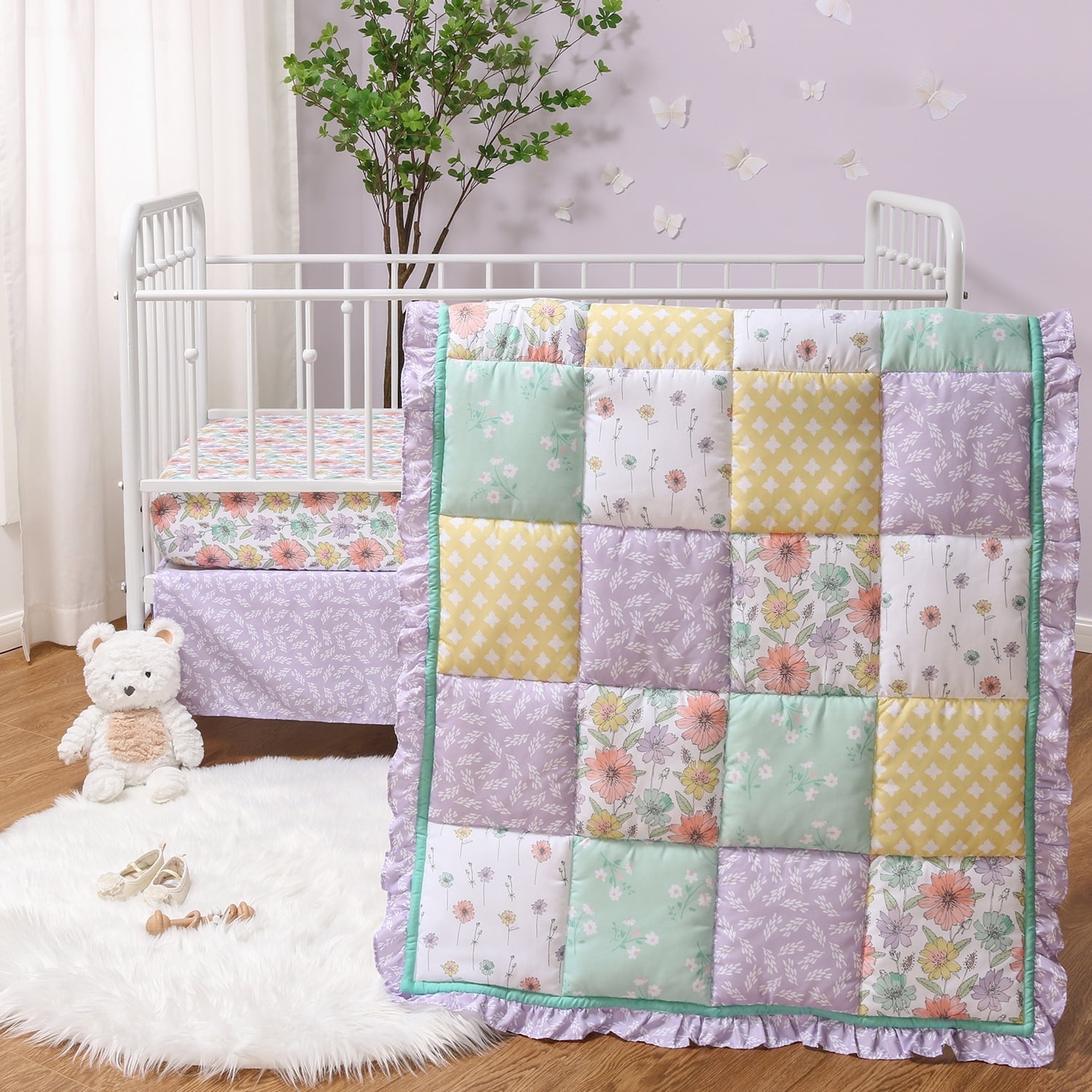 Baby girl bear crib bedding new arrivals