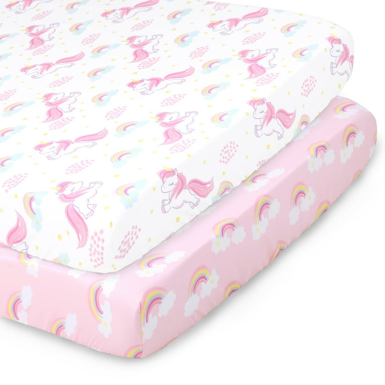 The Peanutshell Pack n Play Mini Crib Portable Crib or Fitted