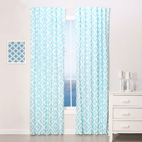 The Peanutshell Rod Pocket Blackout Kitchen Curtain Panel, 42" x 84"