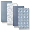 thumbnail image 1 of The Peanutshell Soft Cloud 4-Pack Fitted Bassinet Sheets, 1 of 8