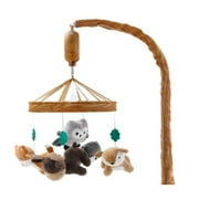 The Peanutshell Whimsical Woodland Baby Musical Crib Mobile, 12 Lullabies