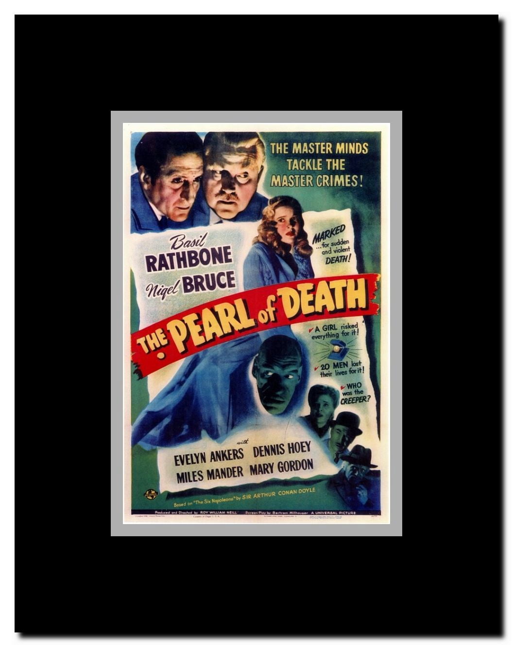The Pearl of Death Framed Movie Poster