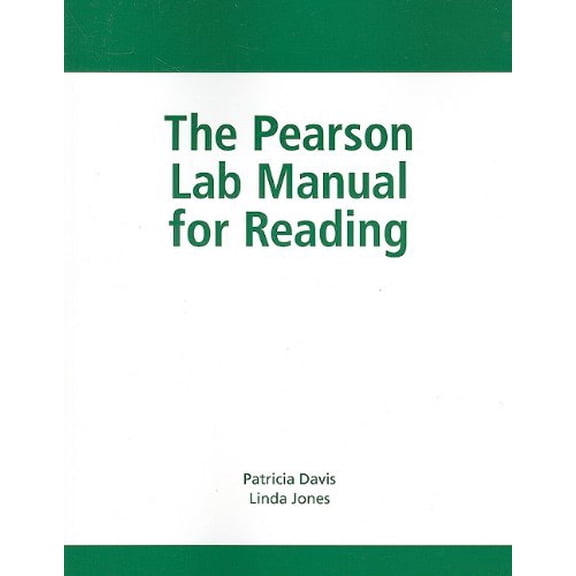 Pre-Owned The Pearson Lab Manual for Reading