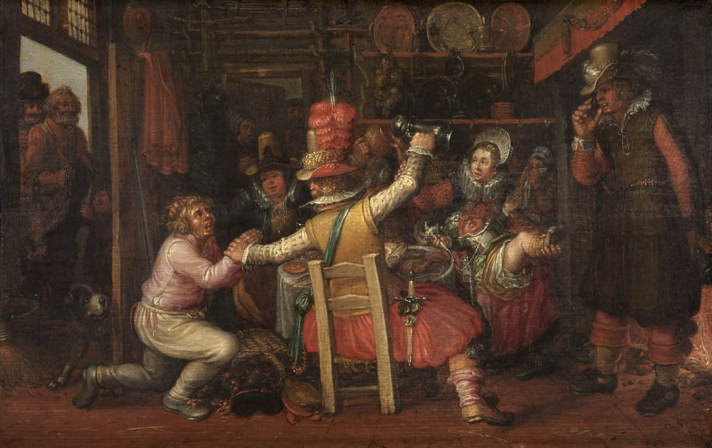 The PeasantS Sorrow Canvas Art - (24 x 18)