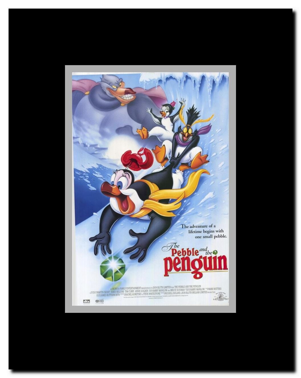 The Pebble and the Penguin Framed Movie Poster