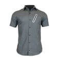 thumbnail image 1 of The Pedaler's Pub Shirt - Short Sleeve Casual Urban Commuter Cycling Jersey with Snaps, Zipper Pockets, and Dry Fast Wicking, 1 of 14