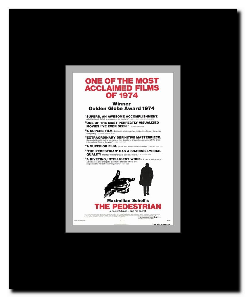The Pedestrian Framed Movie Poster