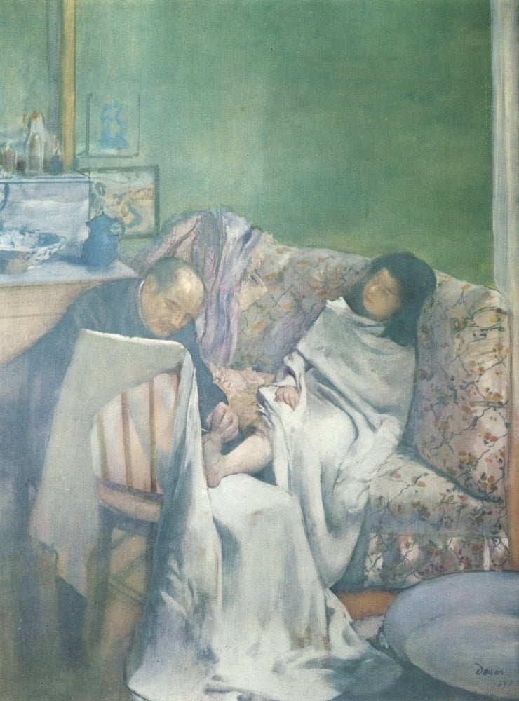 The Pedicure 1873 Canvas Art - Edgar Degas (24 x 36)