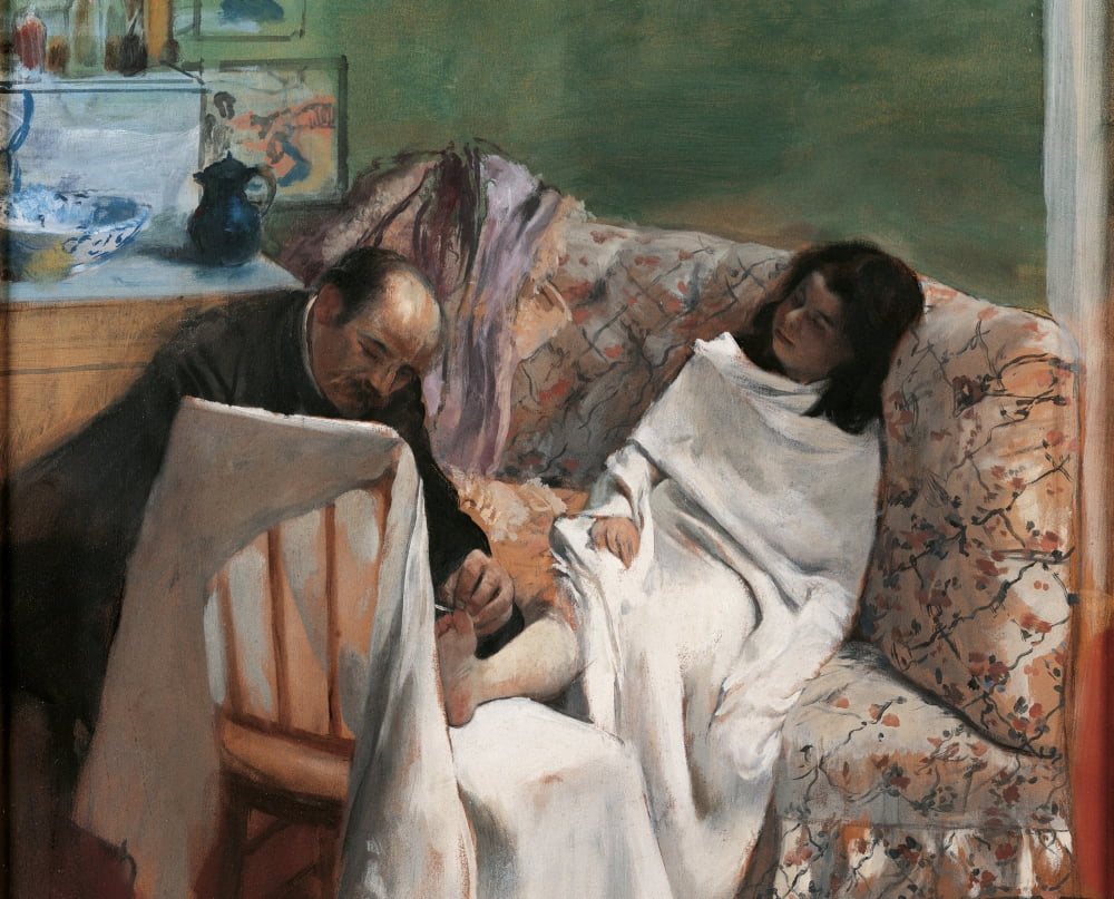 The Pedicure Canvas Art - (24 x 18)