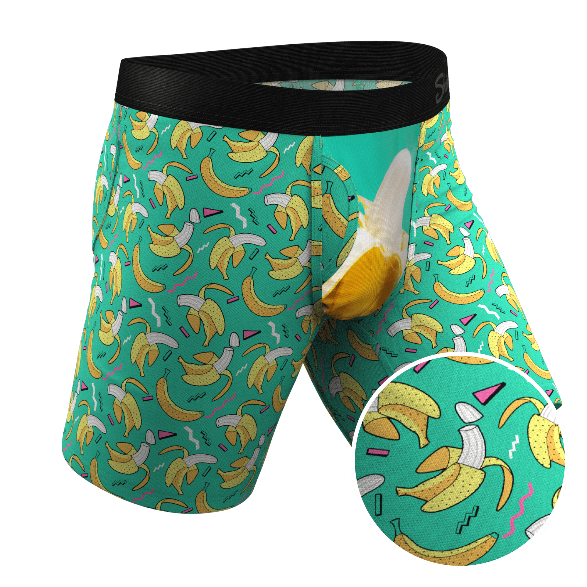 The Peel Deal - Shinesty Retro Banana Ball Hammock Pouch Underwear With Fly  XL 