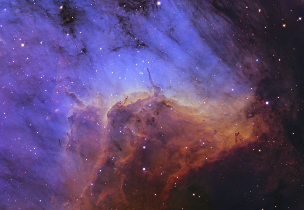 The Pelican Nebula Canvas Art - Ken CrawfordStocktrek Images (34 x 24)