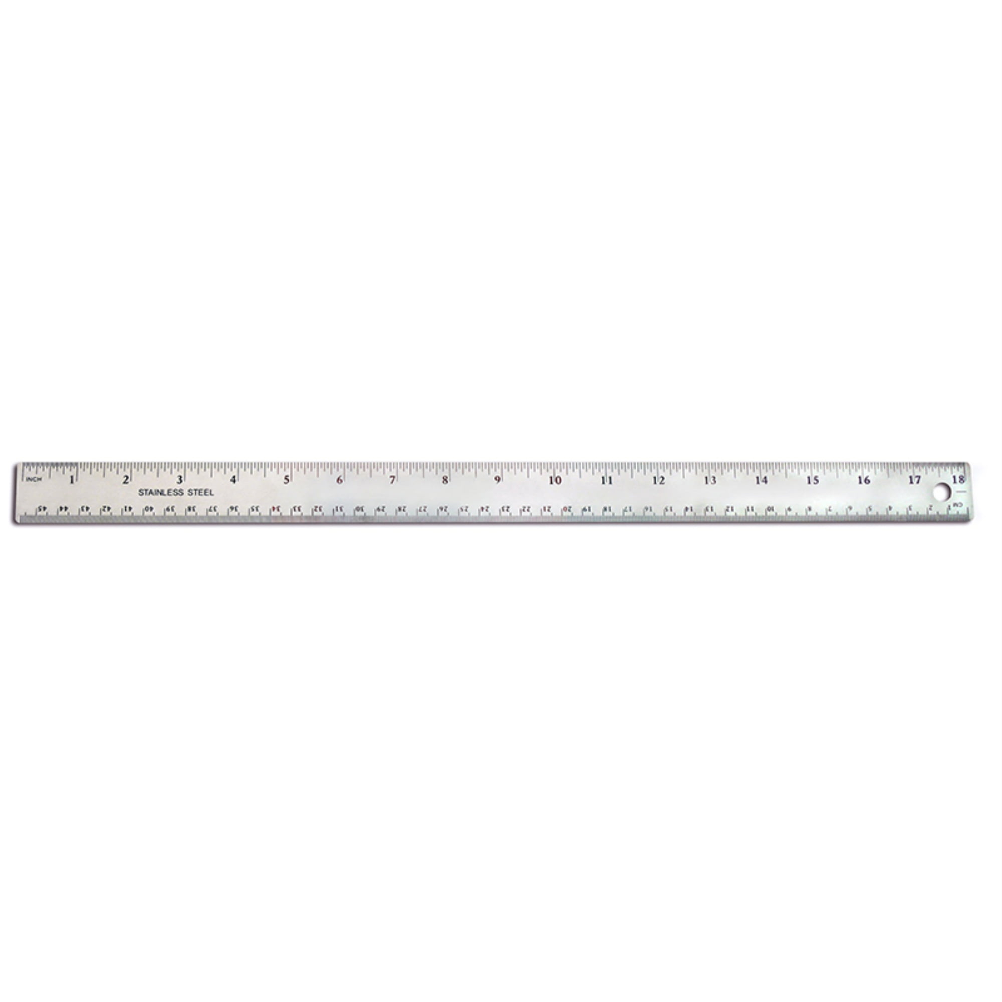 The Pencil Grip 18 Stainless Steel Ruler (TPG158) 