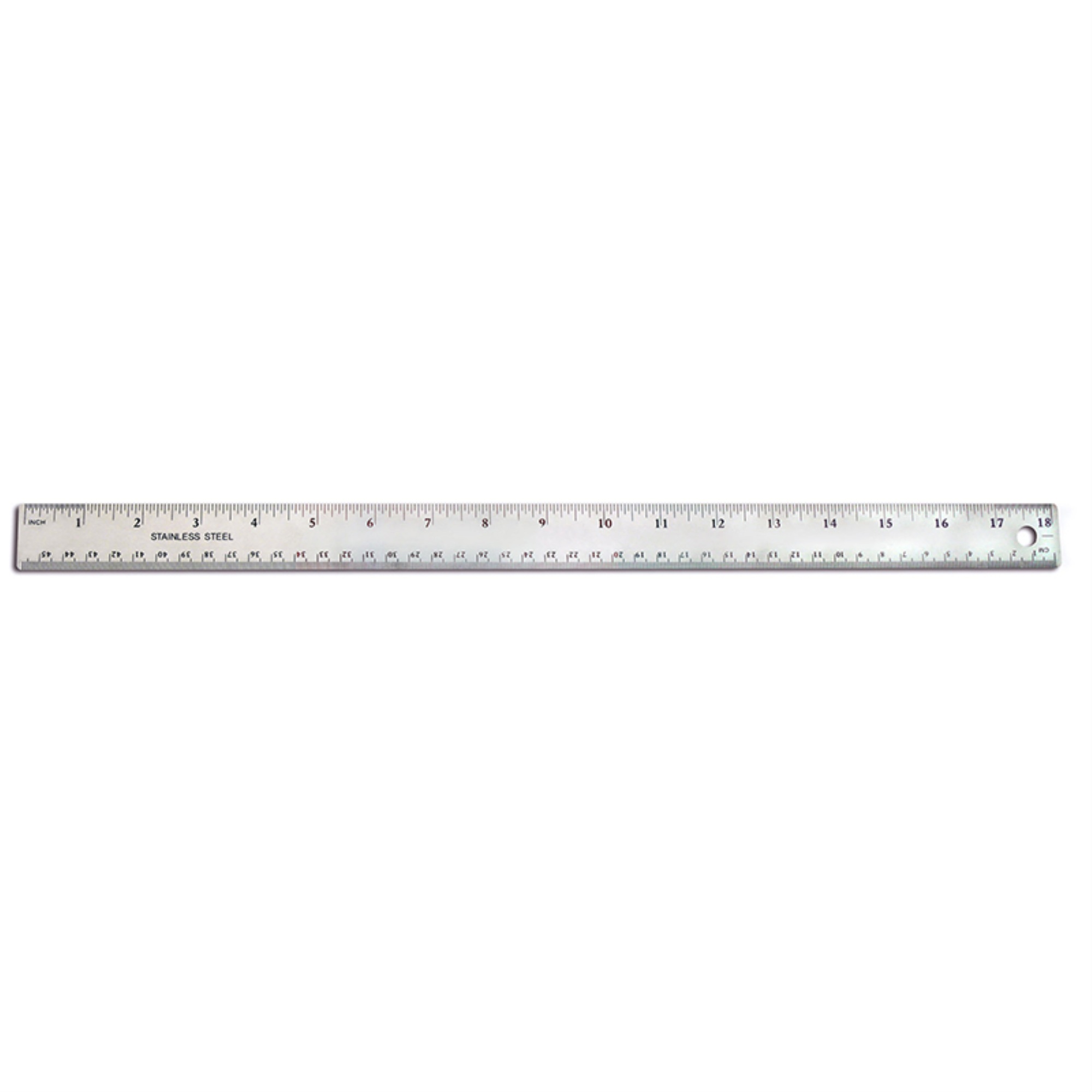 The Pencil Grip Stainless Steel Ruler, 18