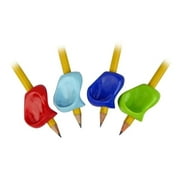The Pencil Grip Pinch Grip 12 Pcs, Improves Handwriting, Ergonomic Pen Holder for Righties & Lefties, Ideal for All Ages, Writing Tool with Finger Cushion