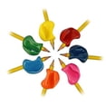 thumbnail image 1 of The Pencil Grip Crossover Grip Ergonomic Writing Aid for Righties and Lefties, 12 Assorted Classic Colors (TPG-17812), 1 of 3