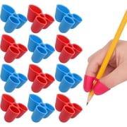 The Pencil Grip Writing CLAW Grip, Medium Size, 12 Count, Red/Blue, for Pencils and Utensils