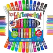 The Pencil Grip Kwik Stix Solid Tempera Paint - 24 pack
