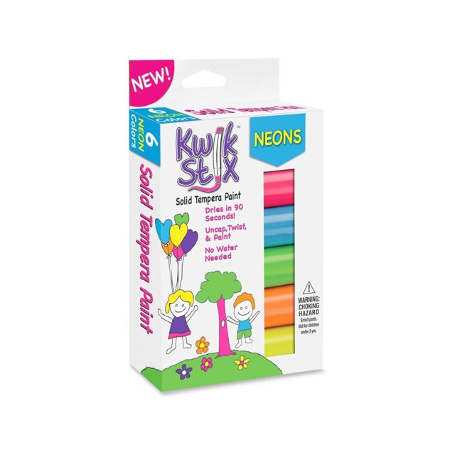 The Pencil Grip Kwik Stix Tempera Paint Neon Sticks