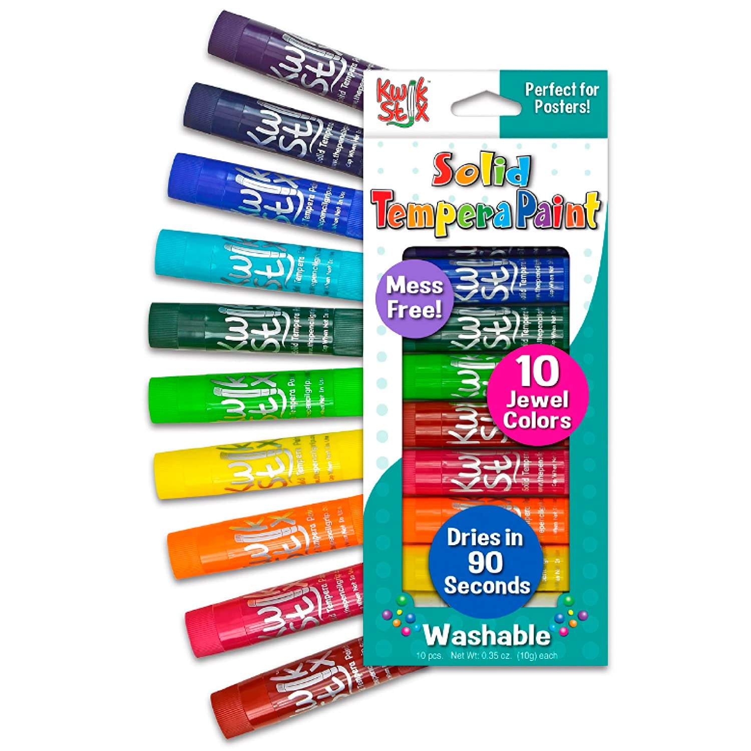 The Pencil Grip Kwik Stix Tempera Paints, Tempera Paint Pens, Super