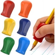 The Pencil Grip Original Pencil Grippers 6 Pcs, Improves Handwriting, Ergonomic Pen Holder for Righties & Lefties, Ideal for All Ages, Writing Tool with Finger Cushion