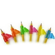 The Pencil Grip Pointer Grip 12 Pack, Assorted Neon Colors, Improves Handwriting, Ergonomic Pen Holder for Righties & Lefties, Ideal for All Ages