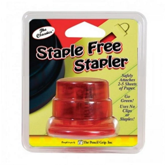 The Pencil Grip TPG133BN Staple Free Stapler Carded - 6 Each