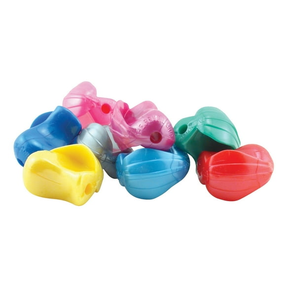 The Pencil Grip Pencil Grips, The Crossover Grip, Metallic Ergonomic Writing Aid for Righties And Lefties, Assorted Metallic Colors, 12 Count