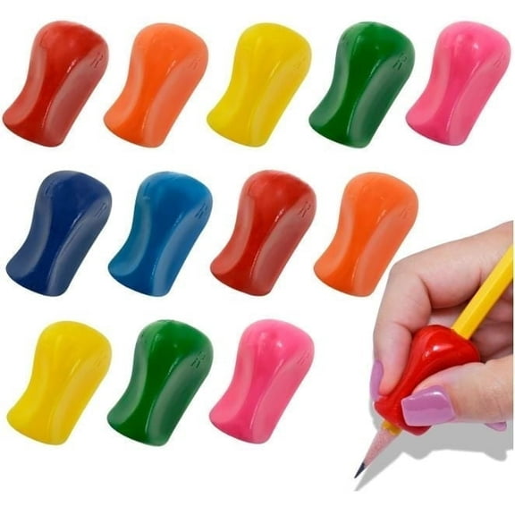 The Pencil Grip Original Ergonomic Grippers, 12 Count, Improves Handwriting, For Right- or Left-Handed Users