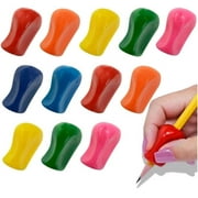 The Pencil Grip Original Pencil Grippers 12 Pcs, Improves Handwriting, Ergonomic Pen Holder for Righties & Lefties, Ideal for All Ages, Writing Tool with Finger Cushion